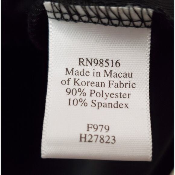 Coldwater Creek S Black Velvet Tunic Peplum Tailored Bustline Party Holiday Cozy - Picture 9 of 11